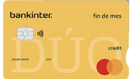 Tarjeta Dúo Crédito Bankinter